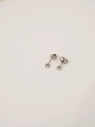 Pendientes Aro Cruz Plata