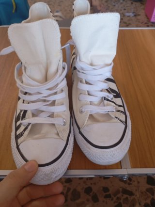 Zapatillas Converse Altas Estampado Cebra