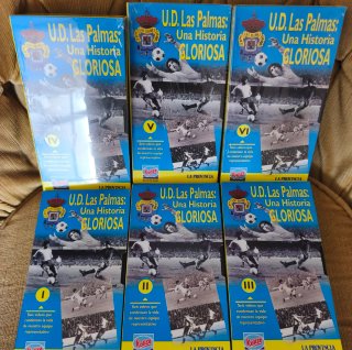 Lote 6 Cintas VHS U.D. Las Palmas: Una Historia Gl