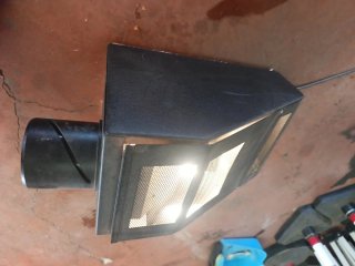 Proyector antiguo negro