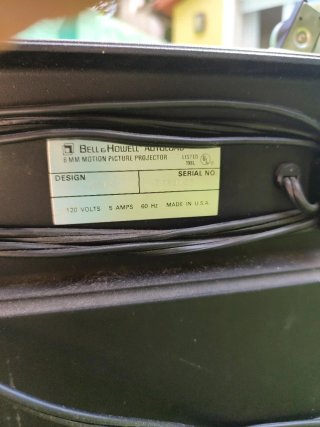 Proyector Bell & Howell Super 8mm Antiguo