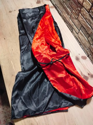 Capa de satén de doble cara Disfraz de Vampiro
