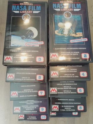 Lote VHS NASA y aviación