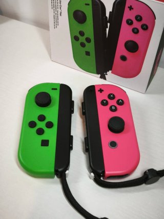 Nuevos! JoyCons Nintendo Switch Verde y Rosa