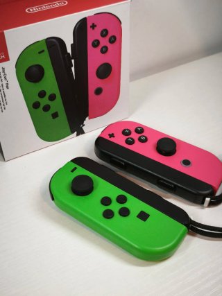 Nuevos! JoyCons Nintendo Switch Verde y Rosa