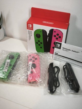 Nuevos! JoyCons Nintendo Switch Verde y Rosa