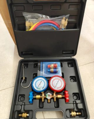 Kit Bomba Vacío aire acondicionado + Manómetro