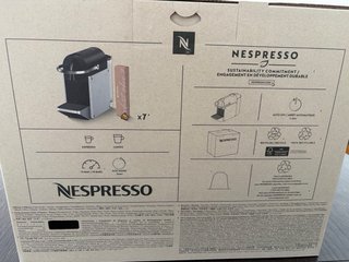 Cafetera Nespresso Pixie Plata Nueva