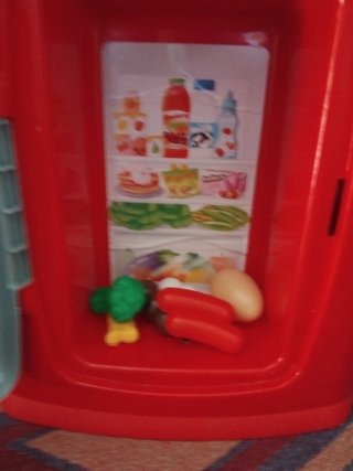 Cocinita de juguete con accesorios