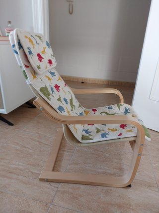 Sillón mecedora IKEA POÄNG niños