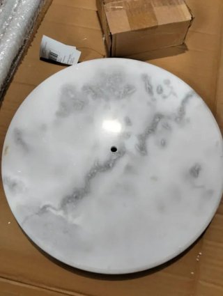 Perchero de Pie con base de mármol Metal Blanco