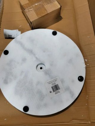 Perchero de Pie con base de mármol Metal Blanco