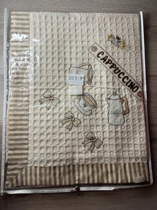 Strofinaccio Cotone Nido d'Ape Cappuccino