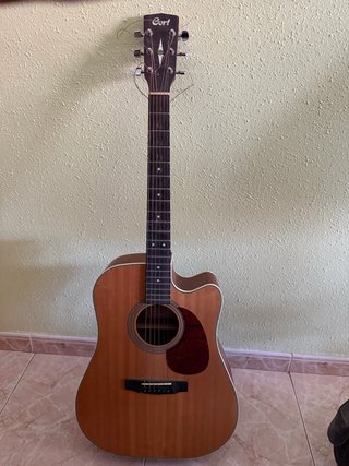 Guitarra Cort MR600F NS con funda