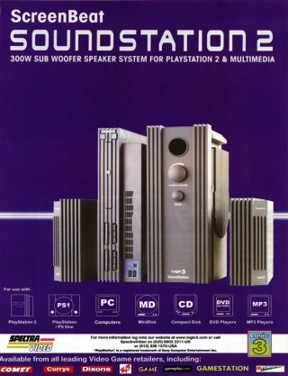 Altavoces 2.1 Logic 3 Soundstation PS2 y Jack 3.5