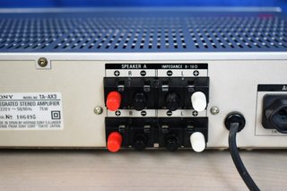 Amplificador Sony TA-AX3 (1982) para revisar