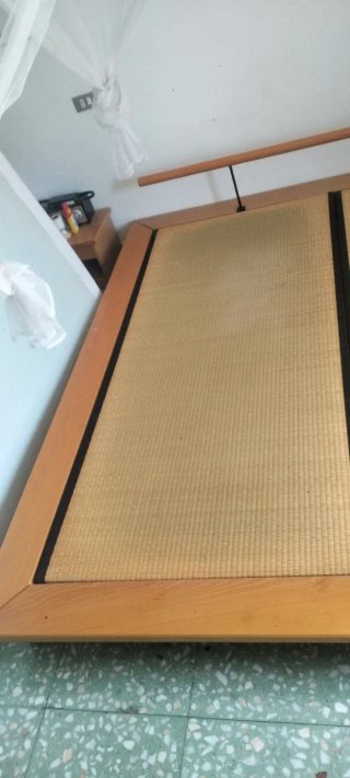 Cama Tatami Madera y Bambú