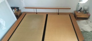 Cama Tatami Madera y Bambú