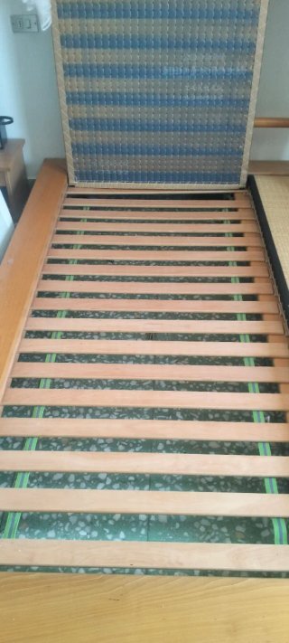 Cama Tatami Madera y Bambú