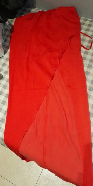Vestido rojo fiesta, 2 en uno, talla 32 ASSOS