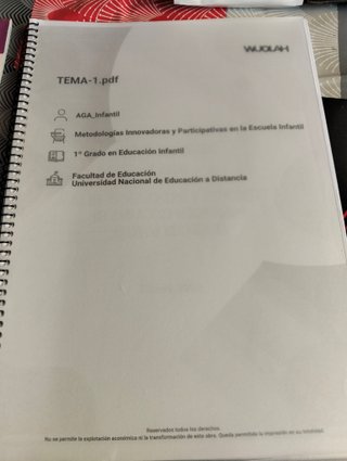 Conjunto de cuadernos de apuntes Ed. Infantil UNED