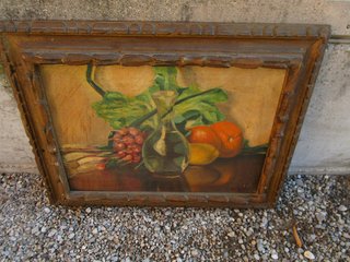 Dipinto olio Caselli Carlo 50x