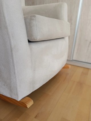 Butaca mecedora lactancia beige Banak