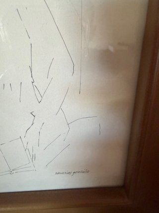 Dibujo original Zacarías González