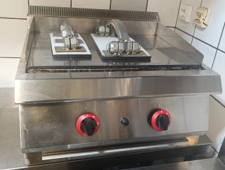 Plancha a gas con bombona