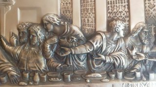 Relieve Última Cena Alpaca - Montfalcon