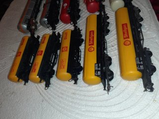 Lotto 10 cisterne modellismo H0