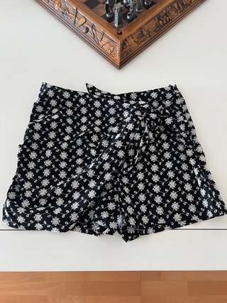 Falda pantalón Zara floral