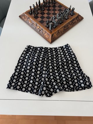 Falda pantalón Zara floral