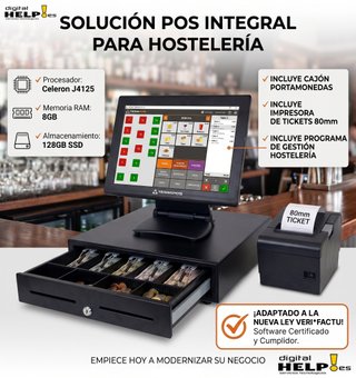 KIT TPV PARA BARES, RESTAURANTES CAFETERIAS glop