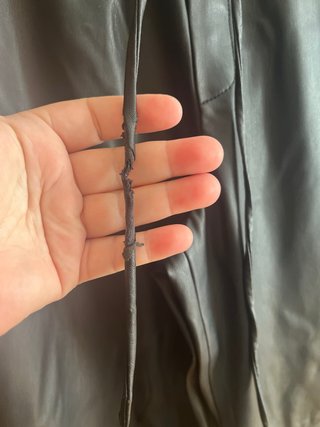 Pantalón polipiel Mango Talla S
