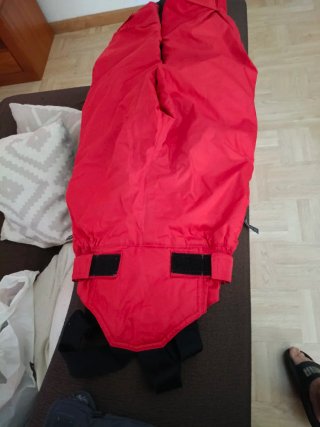 Pantalón de nieve rojo Talla 6 (116cm)