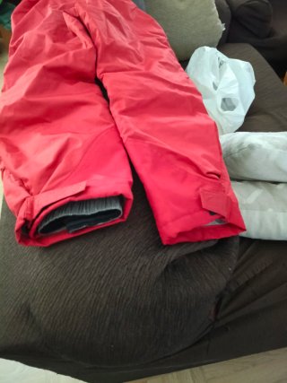 Pantalón de nieve rojo Talla 6 (116cm)