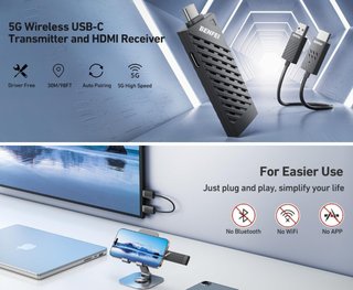 Kit trasmettitore wireless USB-C e ricevitore HDMI