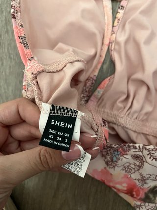 Top Shein Talla S Estampado Floral