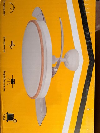 Ventilador de techo LED con mando