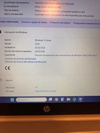 Ordenador HP Ryzen 5 16GB RAM 1TB, Blanco.
