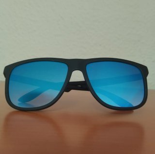 Gafas de sol hombre negras y azules