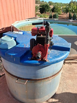 Bomba de agua a gasolina