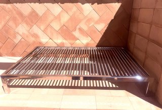 Parrilla Argentina Acero Inoxidable Premium 50x50