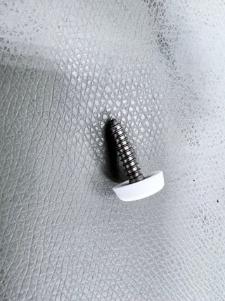 Tapon embellecedor tornillo blanco