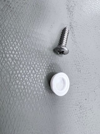 Tapon embellecedor tornillo blanco