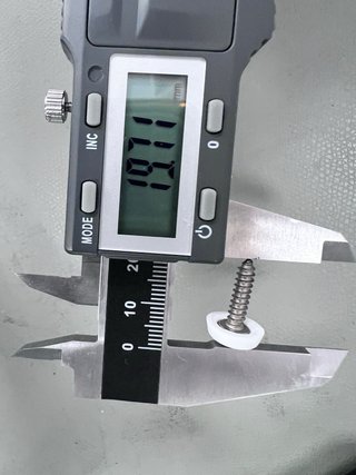 Tapon embellecedor tornillo blanco