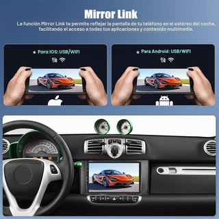 Radio Android 13 2 DIN Carplay Mercedes