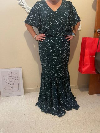 Traje de flamenca lunares