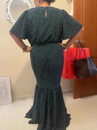 Traje de flamenca lunares